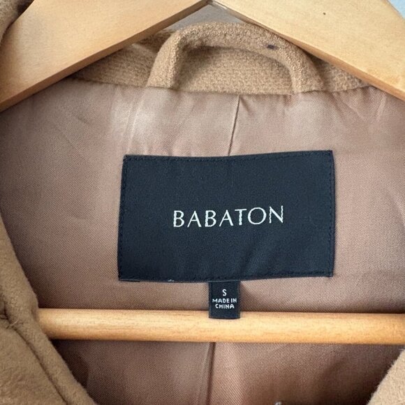 Aritzia Babaton Pearce Wool Coat Jacket Camel Size Small - Picture 9 of 10